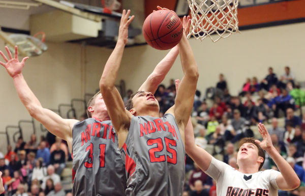 North at East High basketball 1/16/15